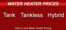 Water heater prices